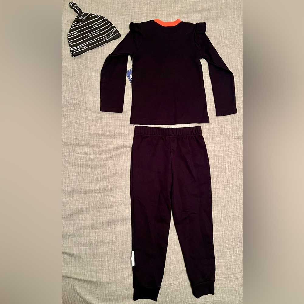NWT Life is Good Boo Crew Halloween Fall 3 Piece Outfit Toddler Girl’s SZ 4T - Picture 13 of 15